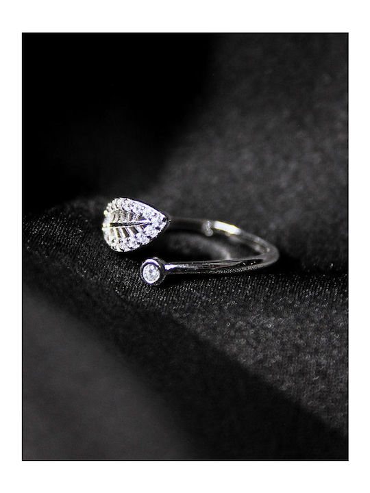 Women's Silver Ring with Stones