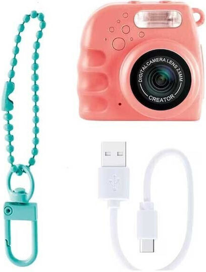 AS Photo Creator Mini Compact Φωτογραφική Μηχανή Ροζ