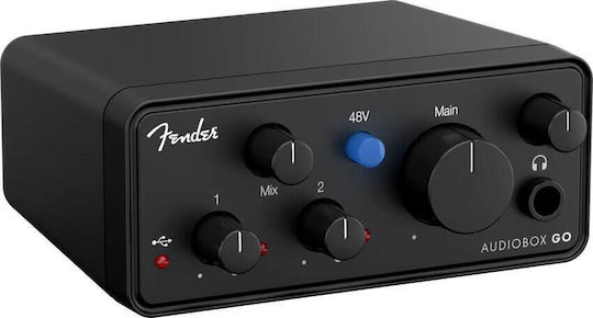 Fender AudioBox Go Placă de Sunet Externă Profesională cu Conectare USB