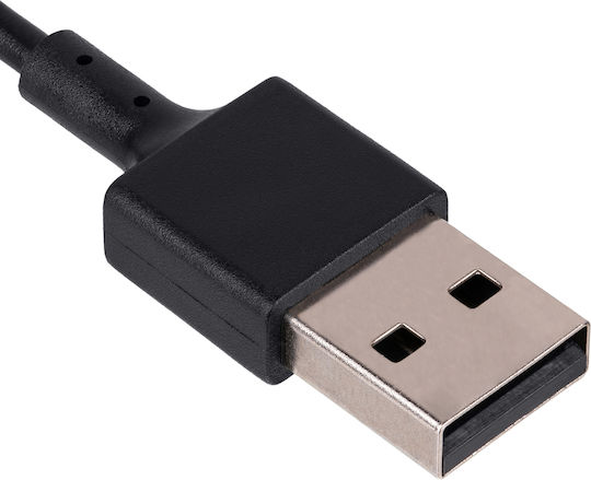 Akyga AK-SW-23 Charging Cable Μαύρο (Fitbit Ionic)
