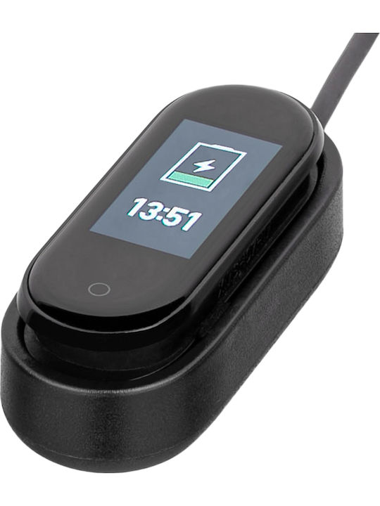 Akyga AK-SW-13 Charging Cable Μαύρο (Mi Smart Band 4)