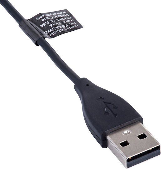 Akyga Wearable Charger Fitbit Charge 2 Blackς