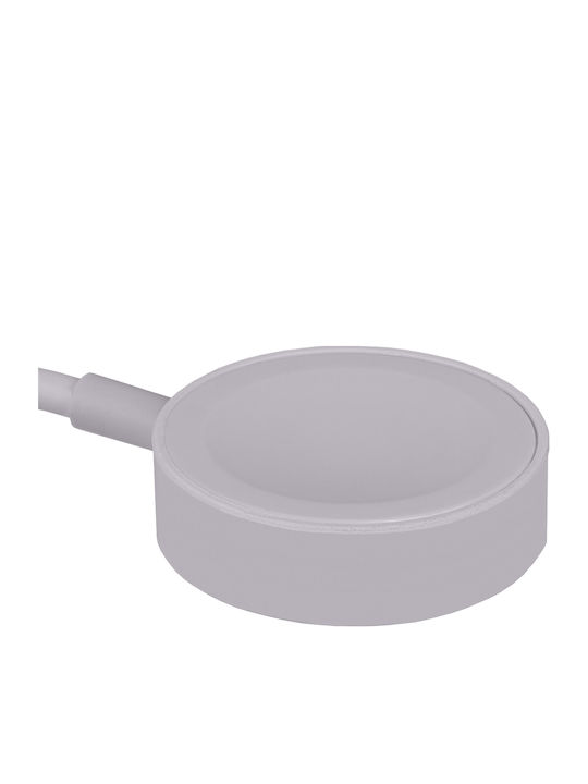 Akyga AK-SW-15 Charging Cable Λευκό (Apple Watch)