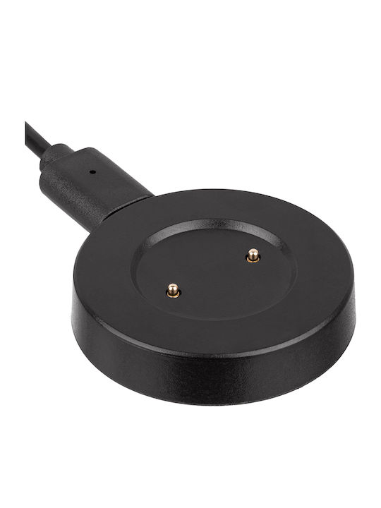 Akyga AK-SW-21 Charging Cable Încărcător pentru Huawei Watch GT / GT2 -> Huawei Watch GT / GT2 Negruς
