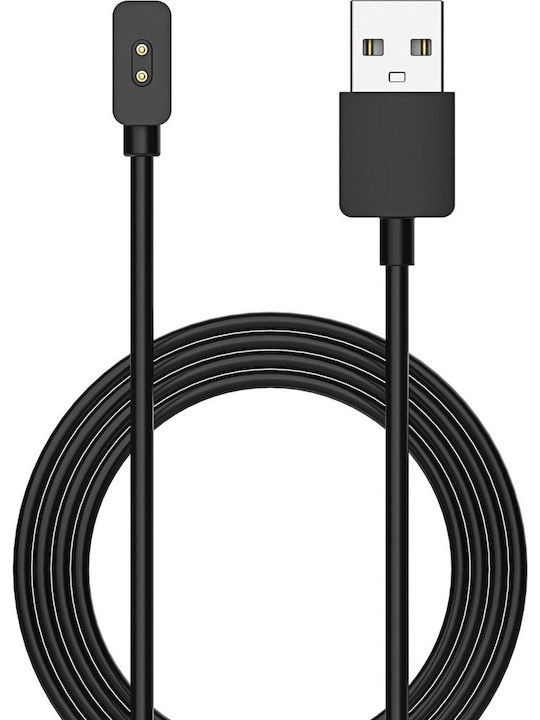Akyga Charging Cable Φορτιστής για Redmi Watch 3 Lite, Wristband 8 PRO Μαύρος