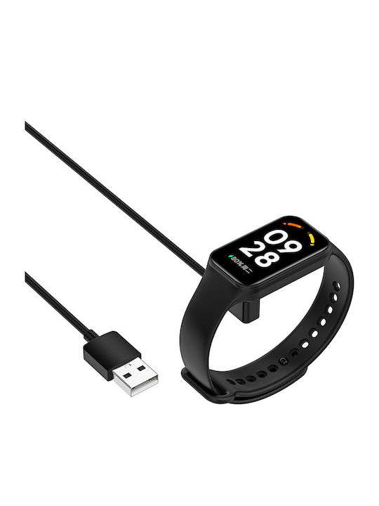Akyga Charging Cable Φορτιστής για Redmi Watch 3 Lite, Wristband 8 PRO Μαύρος