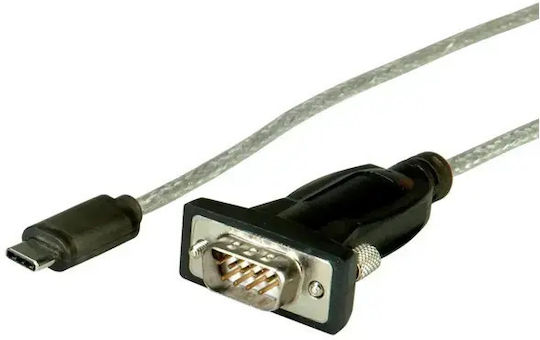 Roline Converter Cable USB Type C to Serial Black 1.8 m