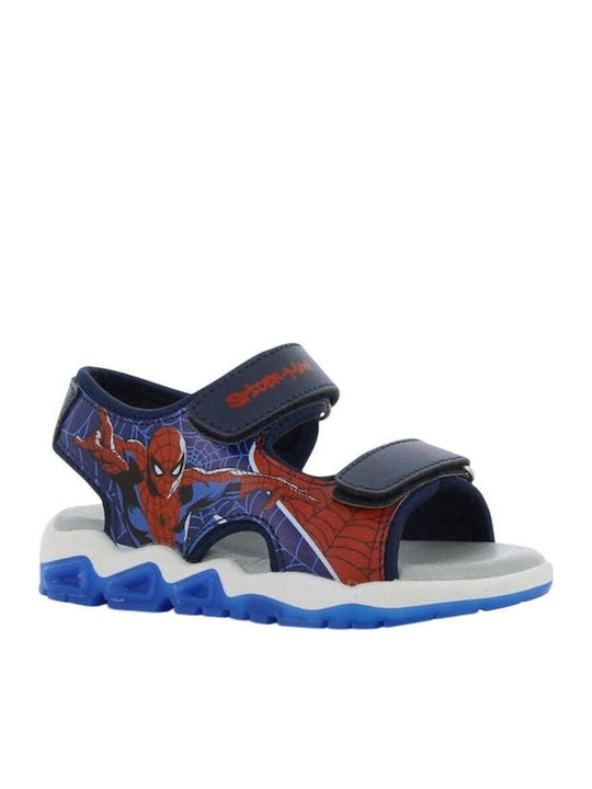 Kids' Sandals with Hoop & Loop Closure and Lights Blue