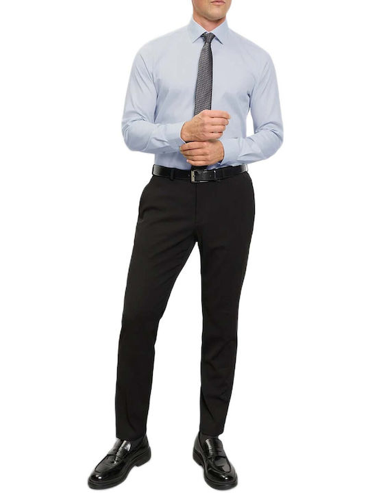 Level 5 Body Fit Long Sleeve Shirt in Narrow Fit Gray