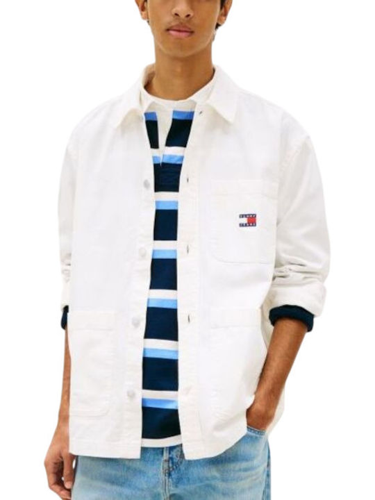Long Sleeve Overshirt White DM0DM20236 YBH