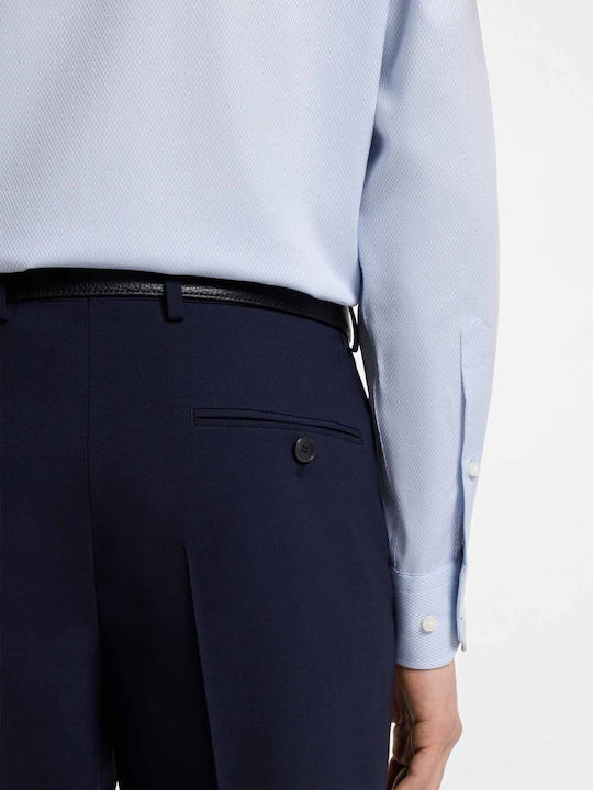H Joe Long Sleeve Shirt in Regular Fit Light Blue