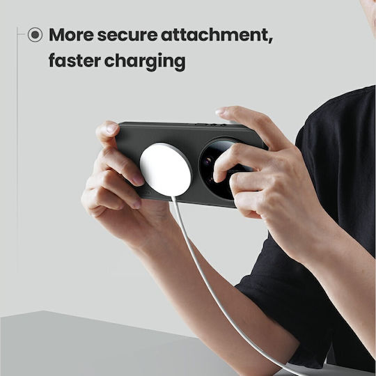 Nillkin Super Frosted Back Cover Plastic / Silicone Black (Xiaomi 17 Ultra)