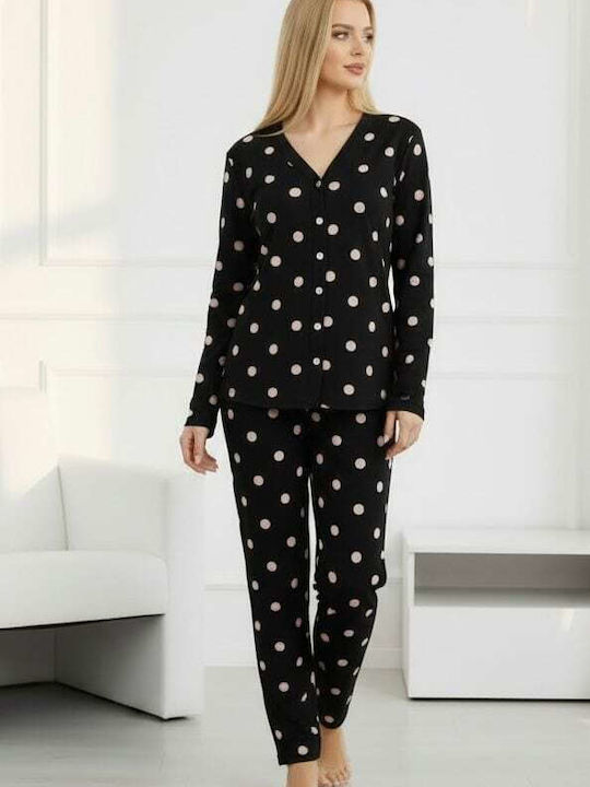 Cootaiya Summer Women's Pyjama Set Black