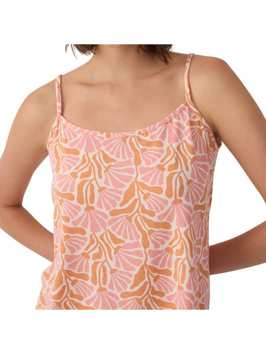 Minerva Set Pijamale Dama de Vară Roz Corai