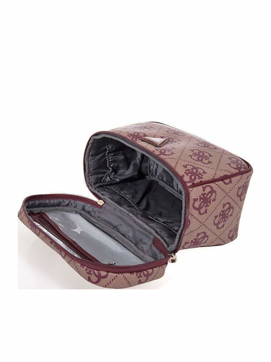 Guess Berta Damen Beauty Case Burgundisches