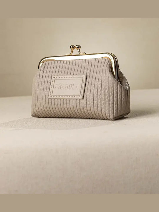 Große Damenbrieftasche Münzen Gelbe