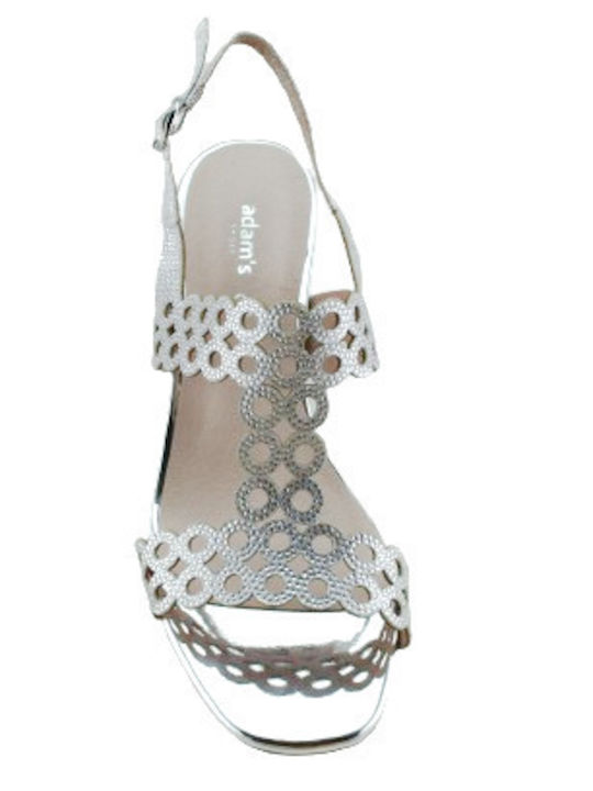 Damen Sandalen Silber