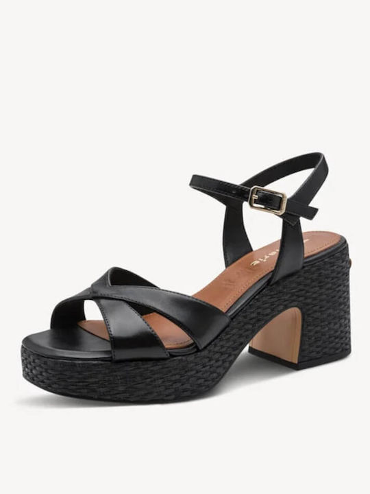 Leather Sandals Black