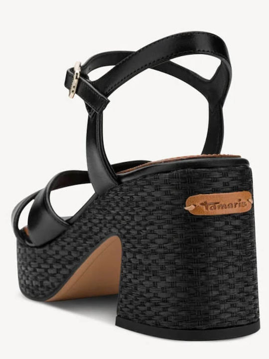 Leather Sandals Black