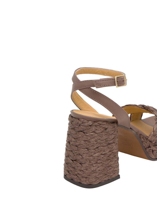 Damen Sandalen Braune