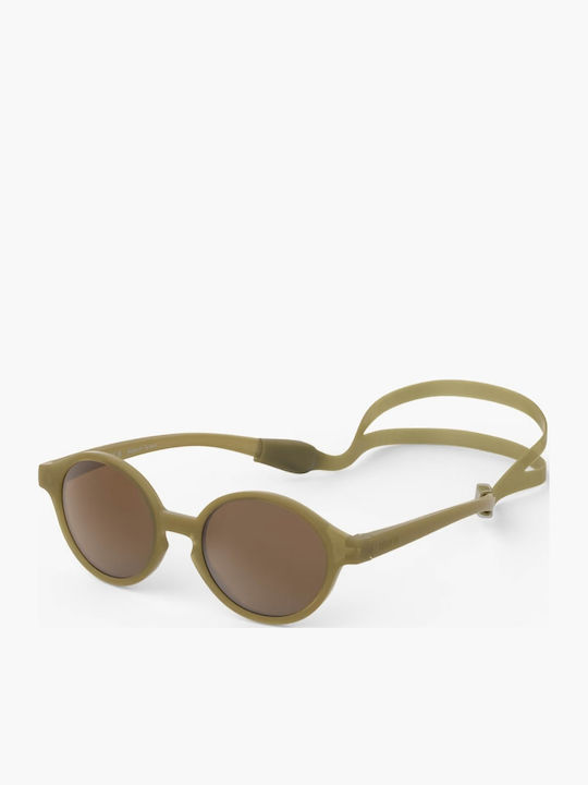 Izipizi #d Στρογγυλά Βρεφικά Γυαλιά Ηλίου με Polarized Φακό Πράσινα για 0-3 Ετών