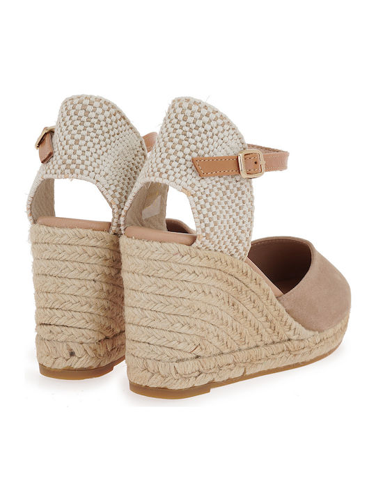 Platforme Dama Tip Espadrile Maro