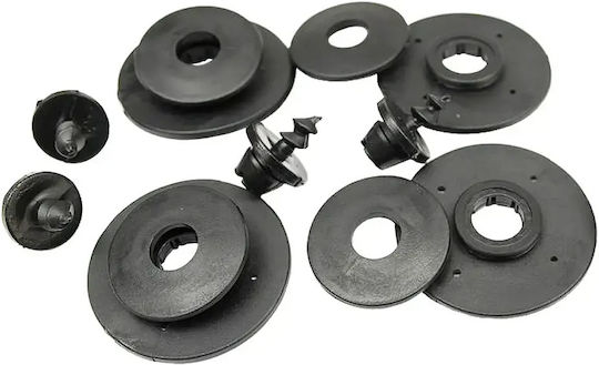 Rezaw Plast Set of Front and Rear Mats 4pcs Tray Type 2022 Black
