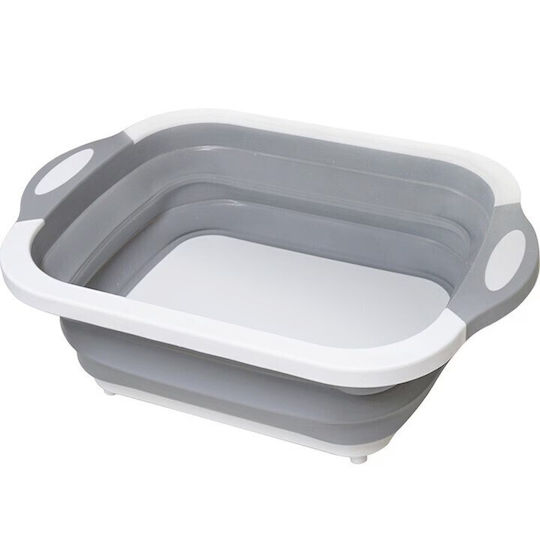 Alista Home Klappbarer Rechteckiger Reinigungseimer 40x30cm Grau