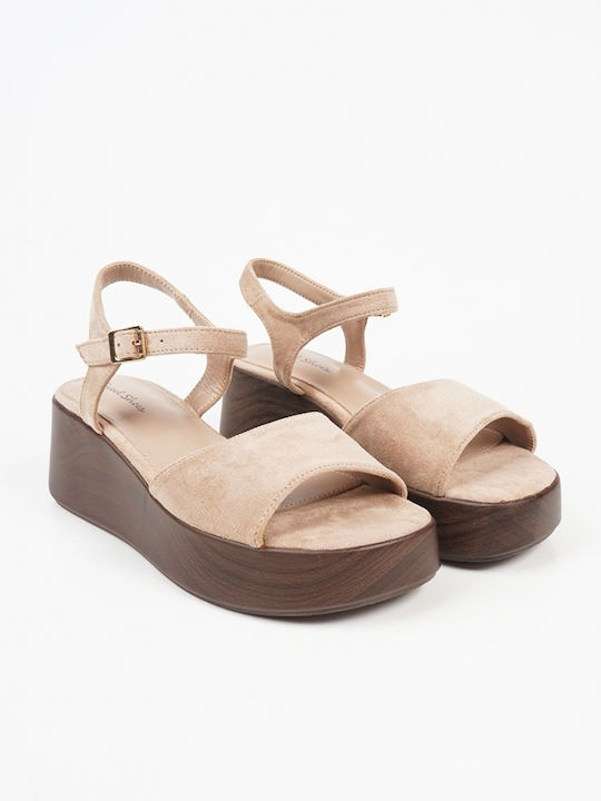 Summer Women's Beige Platforms