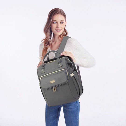 Lequeen Bag-Bed Shoulder/Hand Gray 35x23x42cm