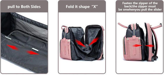 Lequeen Bag-Bed Shoulder/Hand Black 34x23x42cm