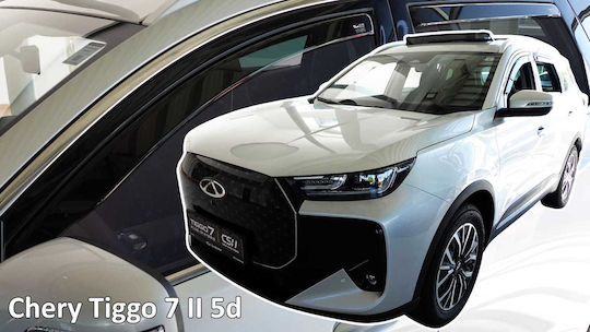 Heko Car Window Windbreakers Chery Tiggo 7 II Gen 5-Door 2020 Front & Rear 4 Pieces Anemset10804 Anem.set10804