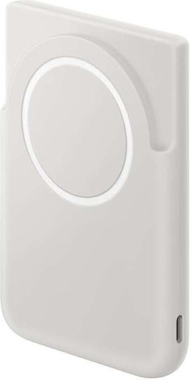 Samsung Magnet MagSafe Power Bank 5000mAh 15W με Θύρα USB-C Γκρι