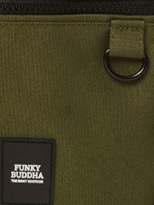 Funky Buddha Men's Shoulder / Crossbody Bag Khaki Funky Buddha Men's Shoulder / Crossbody Bag Khaki