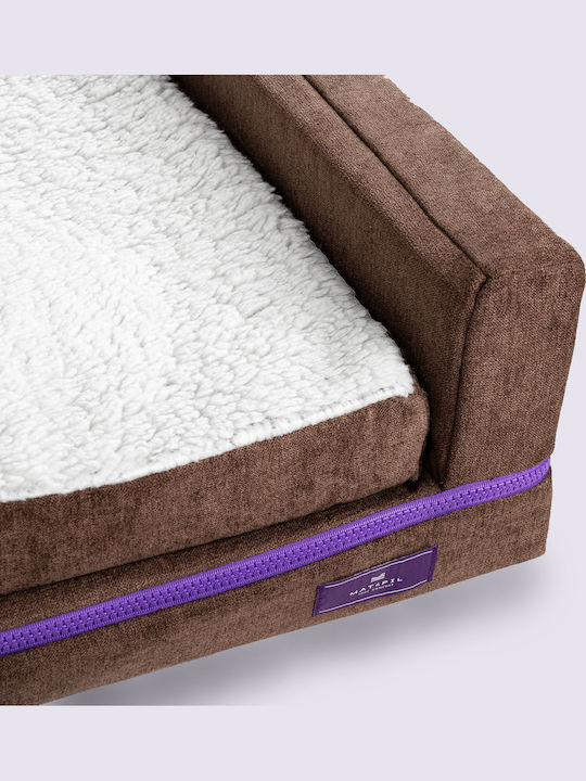 Orthopedic Dog Bed PetBed Memory Foam - Chocolate Brown Small with Freeze Technology