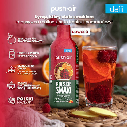 Dafi Băutură Răcoritoare Portocaliu Concentrat cu Carbonatare la Sticlă 2106072 500ml