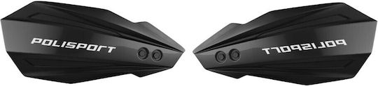 Polisport Motorcycle Protective Hand Guards MX BULLIT in Black Colour