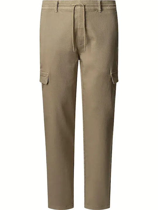 Gymdigo Cargo Trousers in Slim Fit Beige