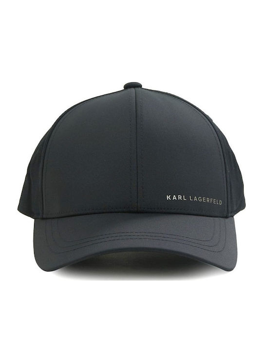 Karl Lagerfeld Șapcă Basecap Logo Neagră