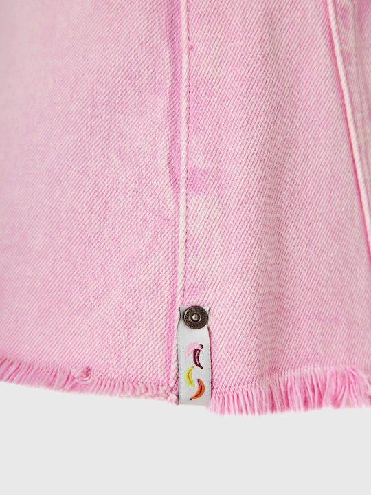 Women's Pink Jean Shorts