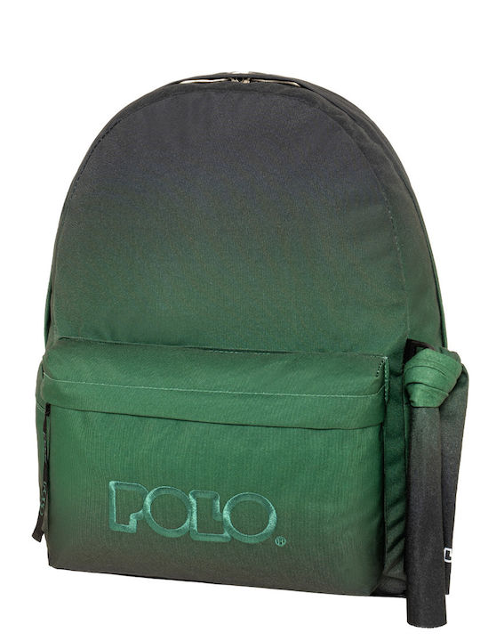 Polo Original Scarf School Backpack Junior High-High School With Water Bottle Holder Green 20 Litre 30 x 21 x 42 cm 2026