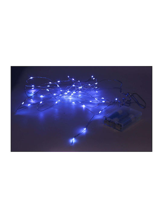 50 Светлини LED 3.7m. Червен На батерия тип Лента 1бр