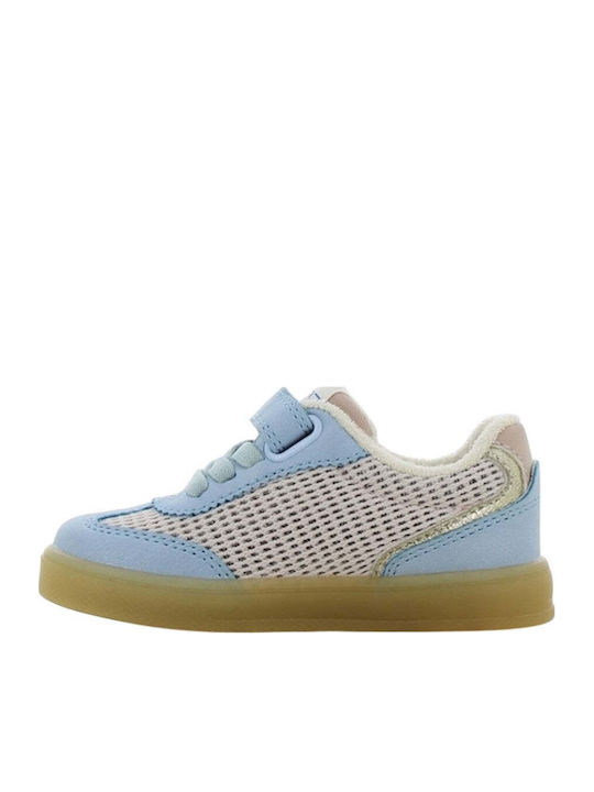 Kids Sneakers Anatomic with Hoop & Loop Closure Light Blue
