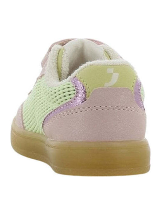 Kids Sneakers Anatomic With Hoop & Loop Closure Pink