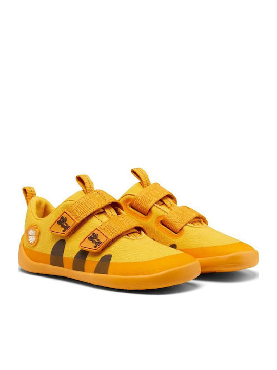 Kids Sneakers Anatomic with Hoop & Loop Closure Beige