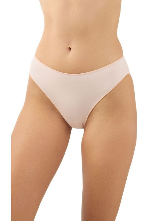 Damen-Slips Brazil 2er Pack Rosa-Koralle