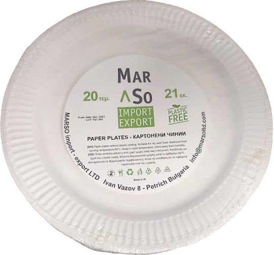 Economy Line Plate for Party 20pcs