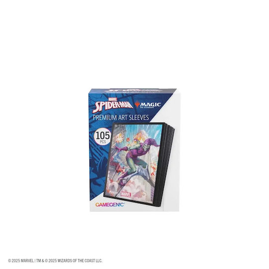 Gamegenic Spider-man Magic: The Gathering Kartenhüllen Standardgröße 105 Stück Grüne