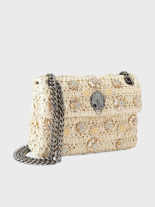 Kensington Straw Women's Shoulder Bag Beige