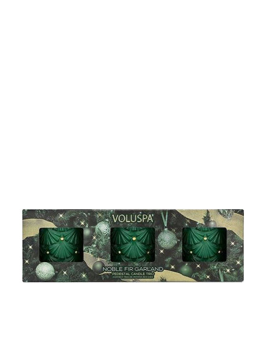 Voluspa Noble Fir Garland Christmas Candle 21x7cm 3pcs